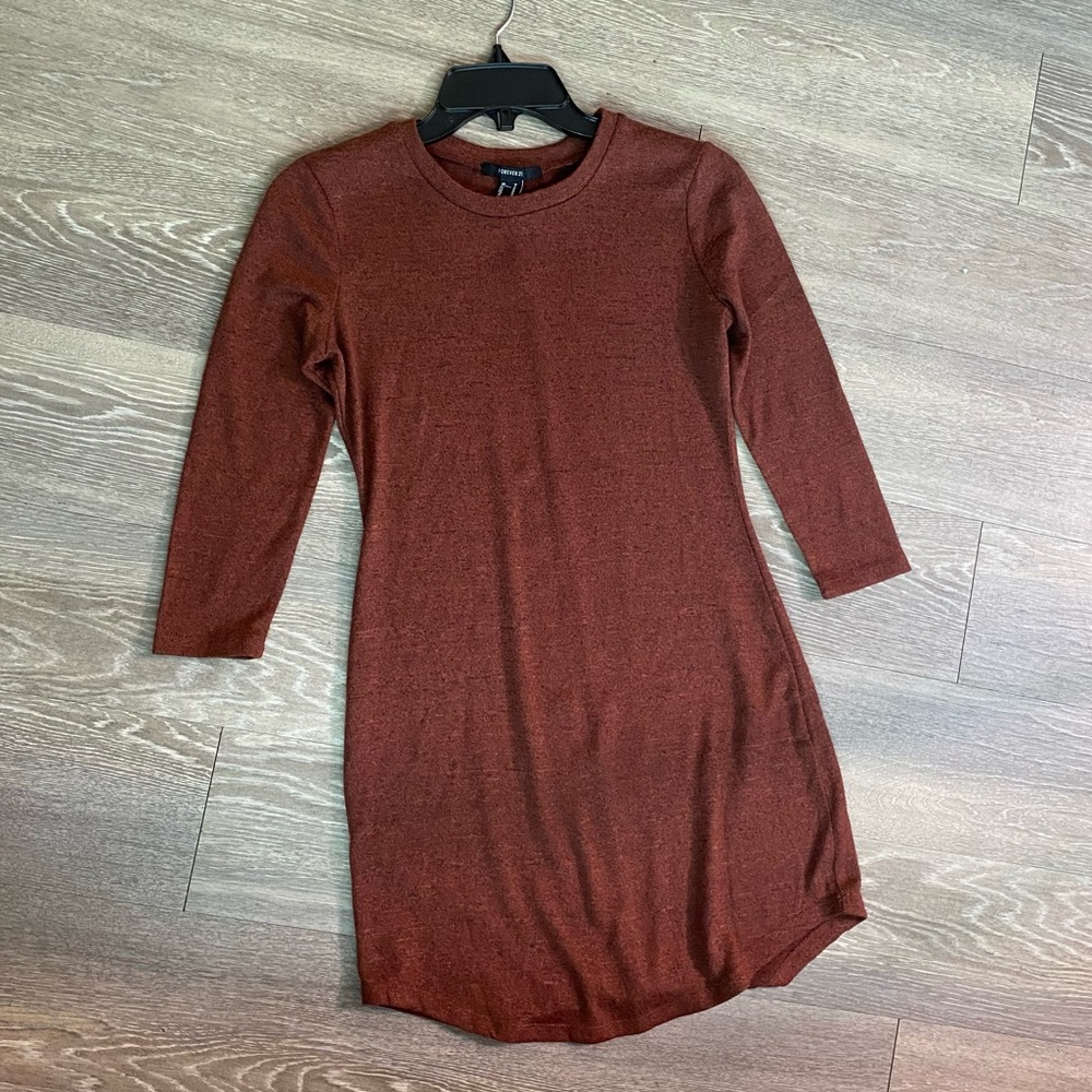 Burgundy Fall Dress